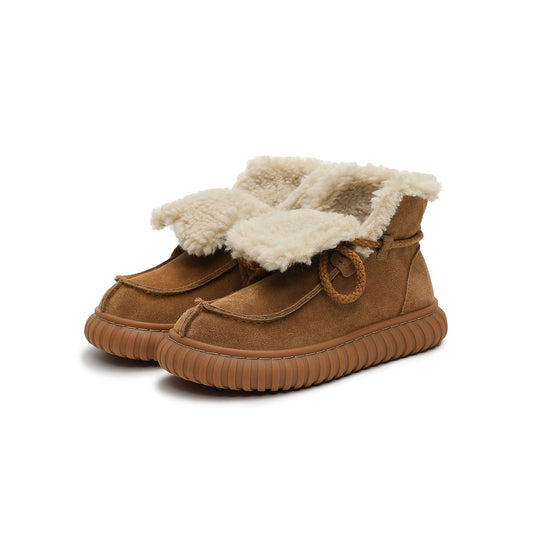 Suede Winter Fur-Lined Boots-1