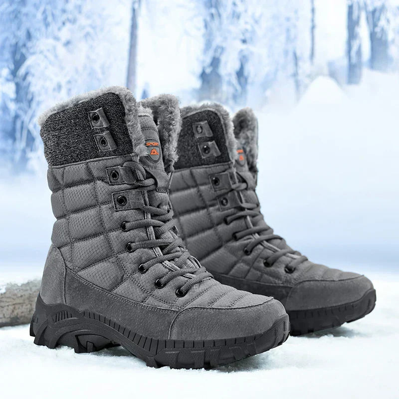 Men's High Top Snow Boots-2