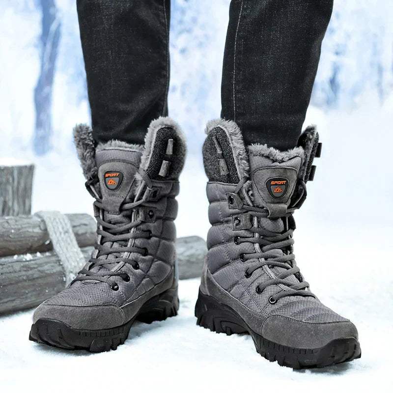 Men's High Top Snow Boots-3